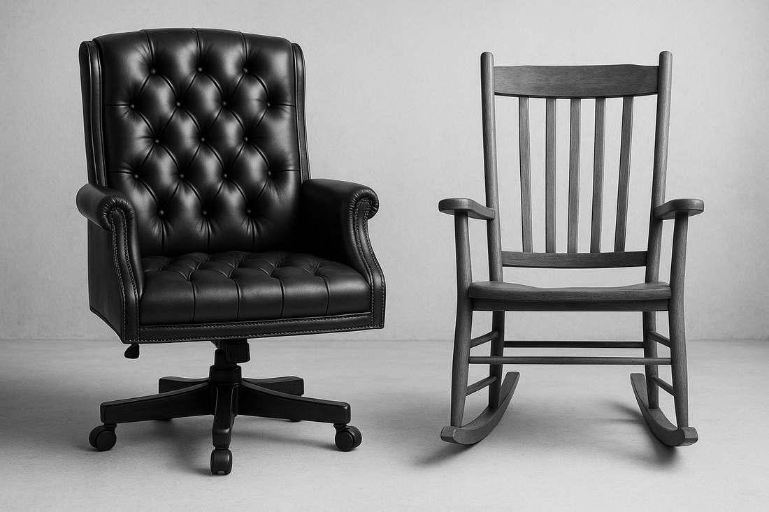 Du fauteuil de président à la chaise berçante