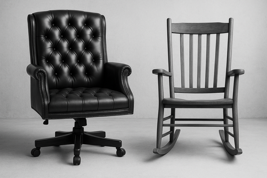 Du fauteuil de président à la chaise berçante
